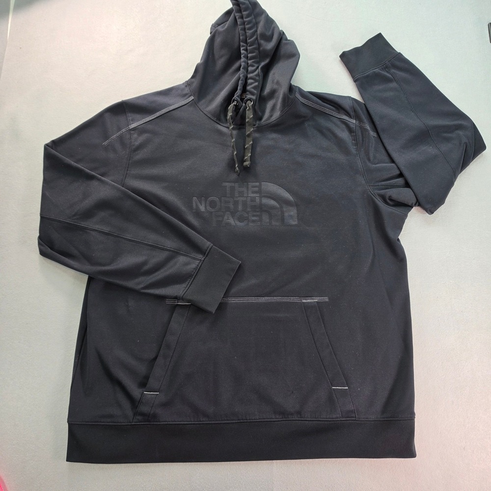 The North Face Mountain Athletics Fleece Hoodie Mens L Black Pullover Training